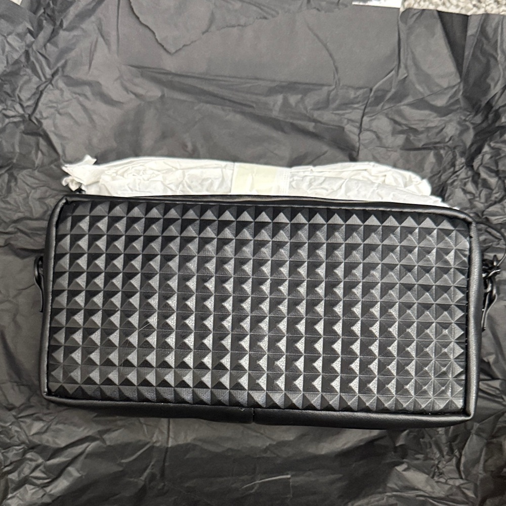 Valentino Beauty Pouch with Logo Zip